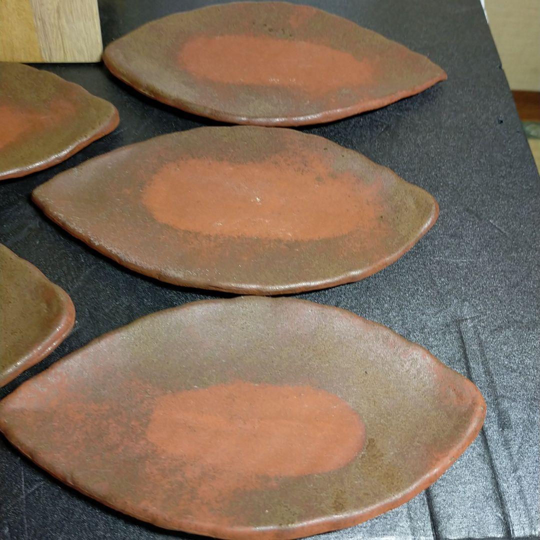 備前焼 見附 文雄 お皿５枚組