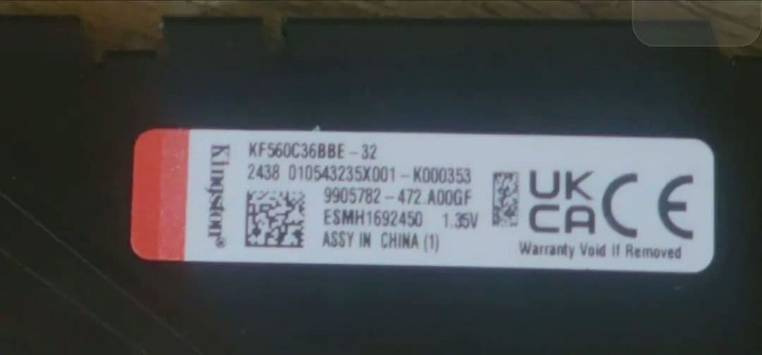 Kingston FURY BEAST DDR5 メモリー 2枚セット