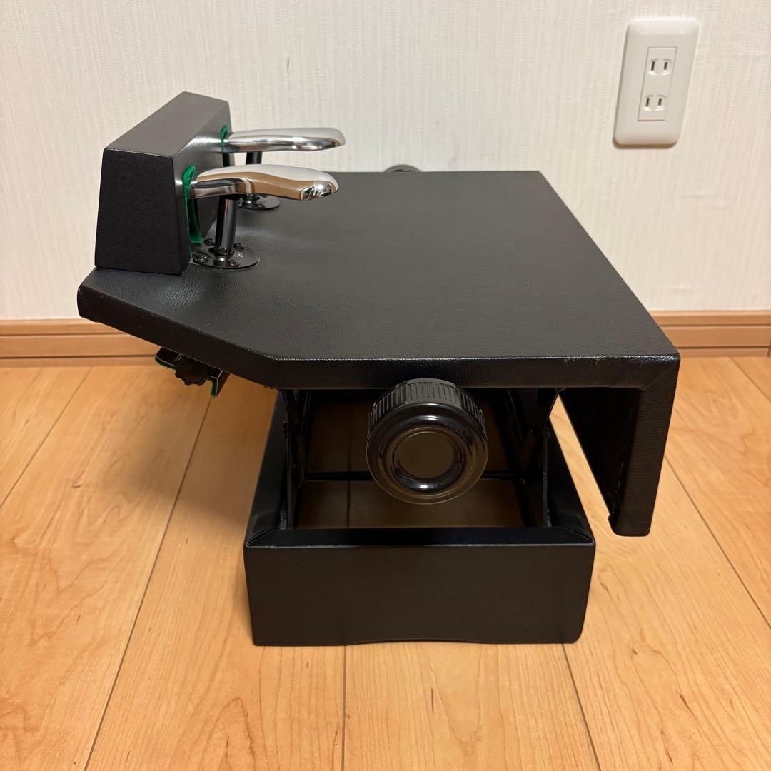 ITOMASA イトマサ ピアノ 補助ペダル P-33 黒 高さ調整