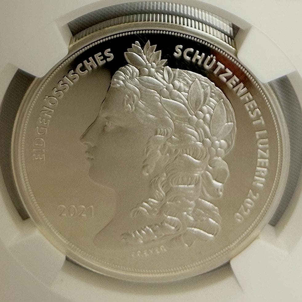 2021年スイス射撃祭NGC PF69ウルトラカメオ5777777-366