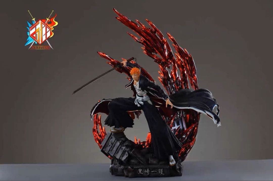 BLEACH 黒崎一護 ガレージキット ガレキ スタチュー⑤②