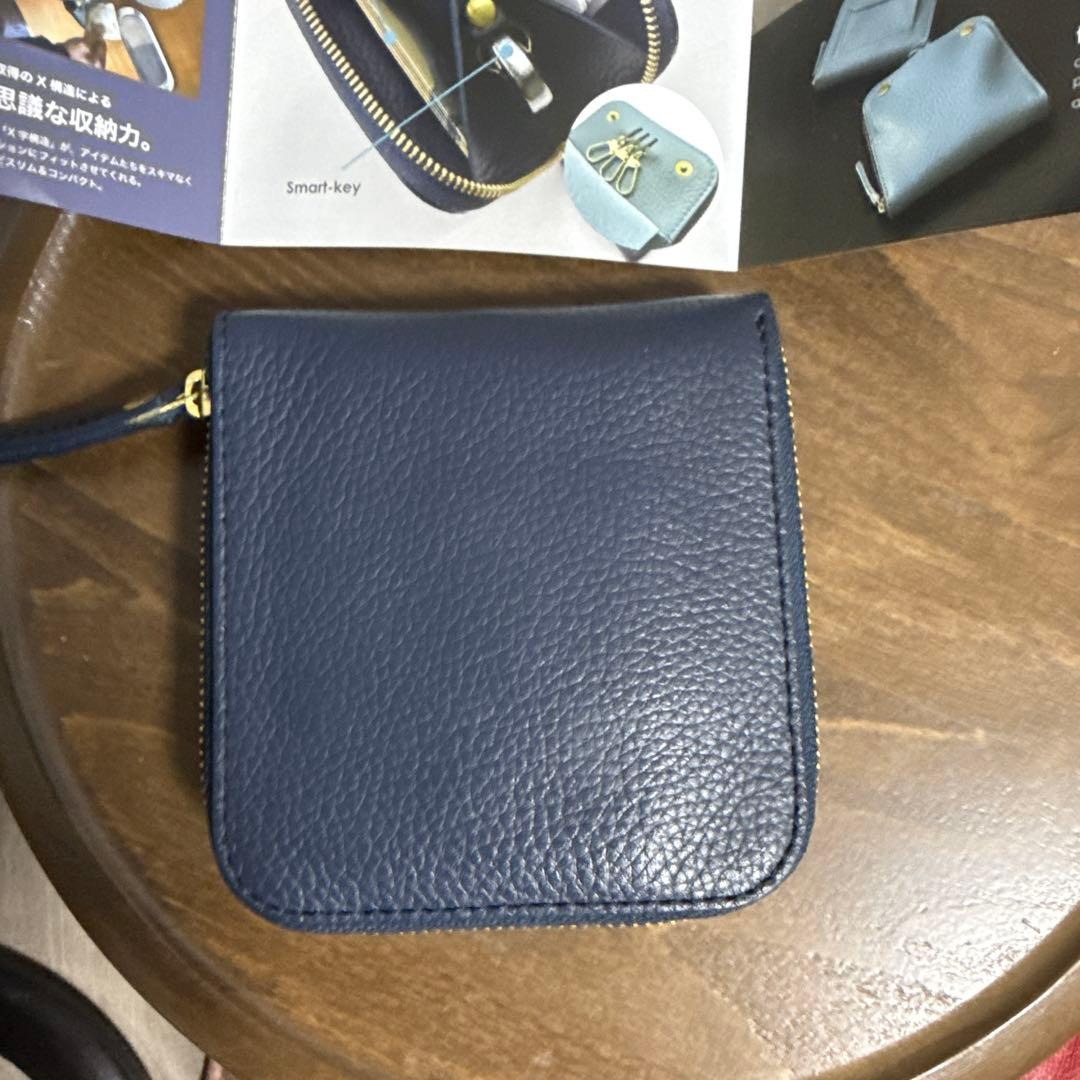 財布　スマートキー2個収納　キーケース