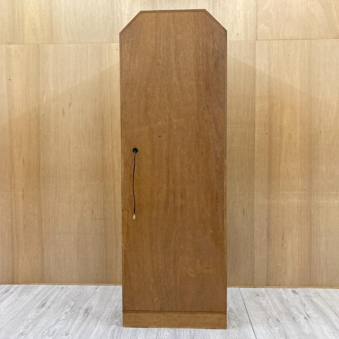 【オールドカリモク】ヴィンテージ　飾り棚　コレクションケース　キャビネット