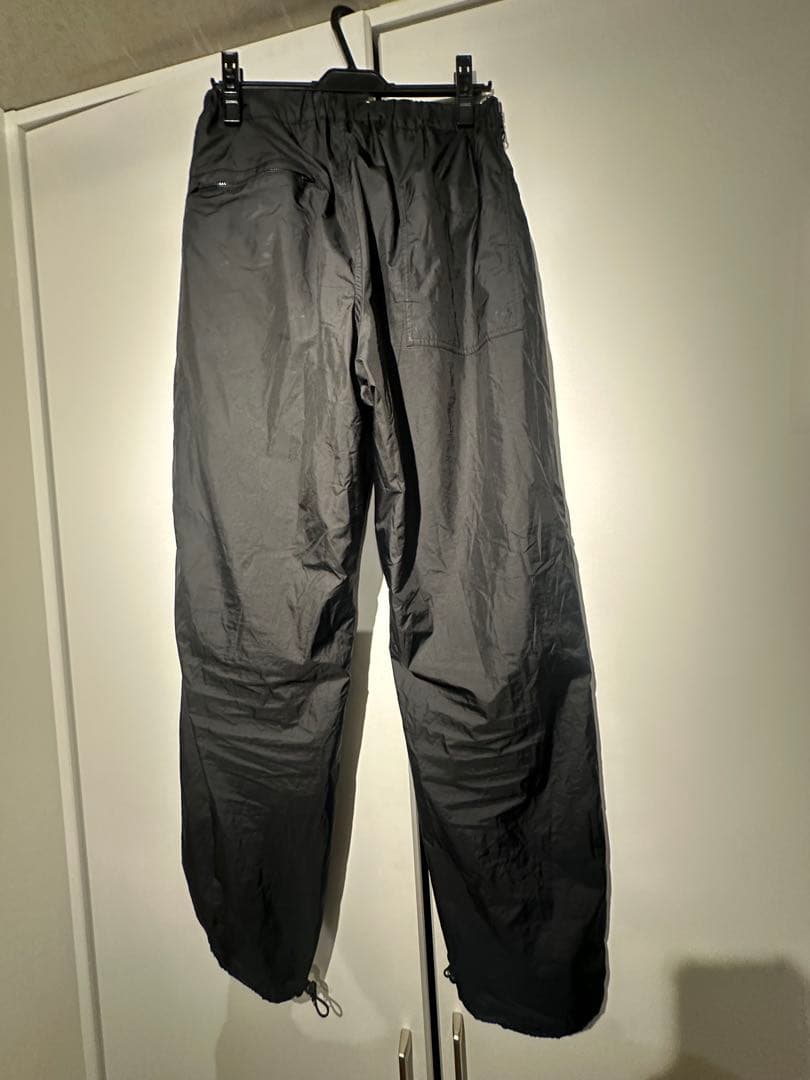 Y-3 adidas ブラック ナイロンパンツ