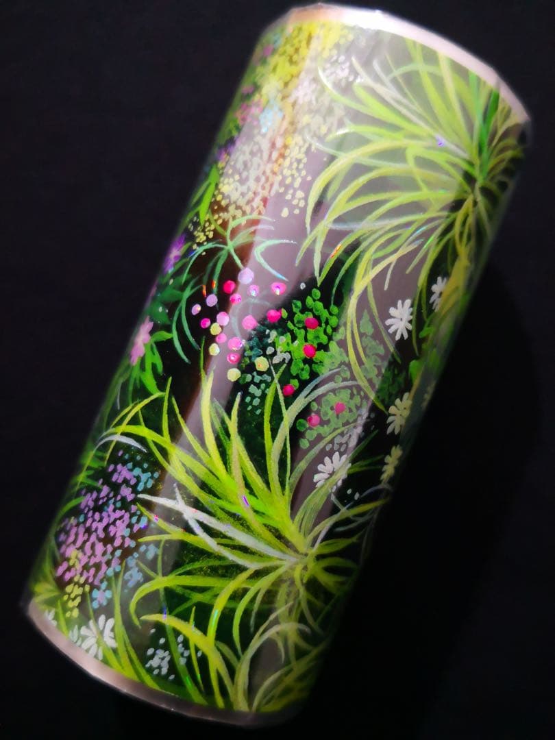 【8553】海外　マステ　5m巻売り　貝殻光マスキングテープ　背景