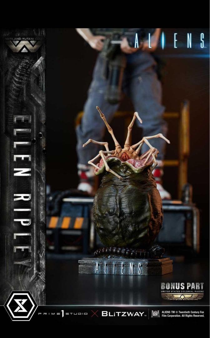 プライム1スタジオ　エイリアン　エレン　リプリー　スタチュー　ボーナス版