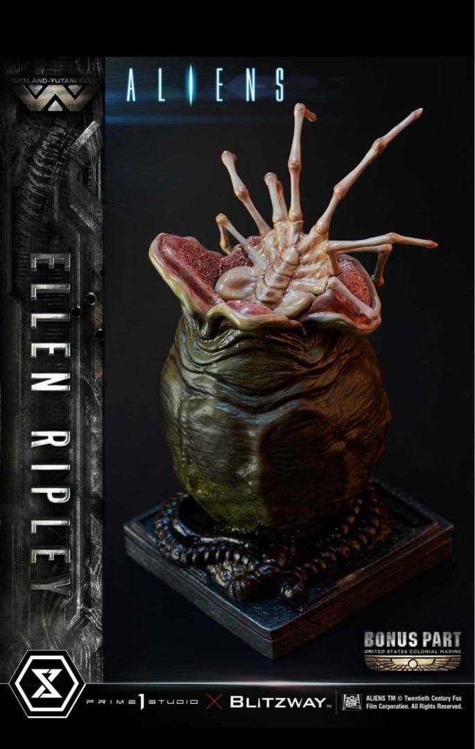 プライム1スタジオ　エイリアン　エレン　リプリー　スタチュー　ボーナス版