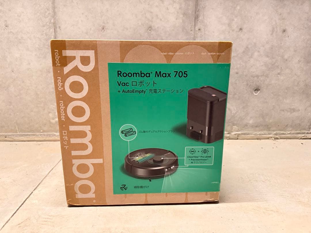Roomba Max 705 Vac ロボット + AutoEmpty 本体
