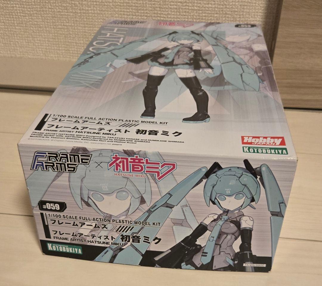 壽屋 フレームアームズ アーティスト 初音ミク 1/100プラモデル FA129
