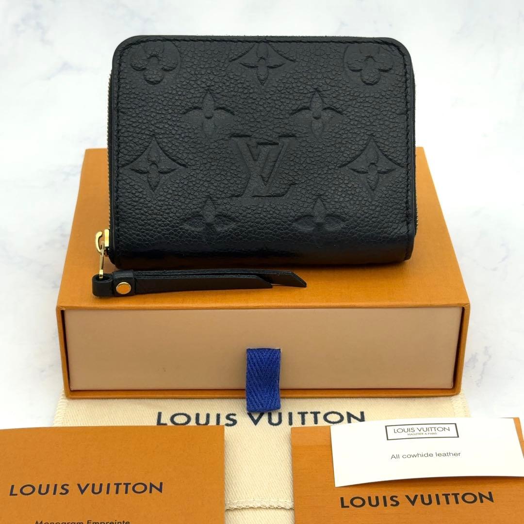 【最高級美品】ルイヴィトン アンプラント ジッピーパース モノグラム 黒