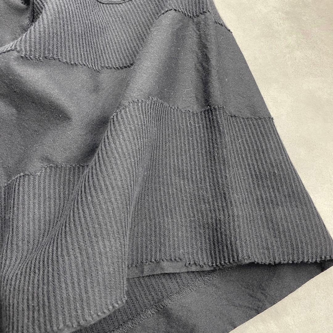 美品 HAAT ISSEY MIYAKE サルエルパンツ ブラック 織柄