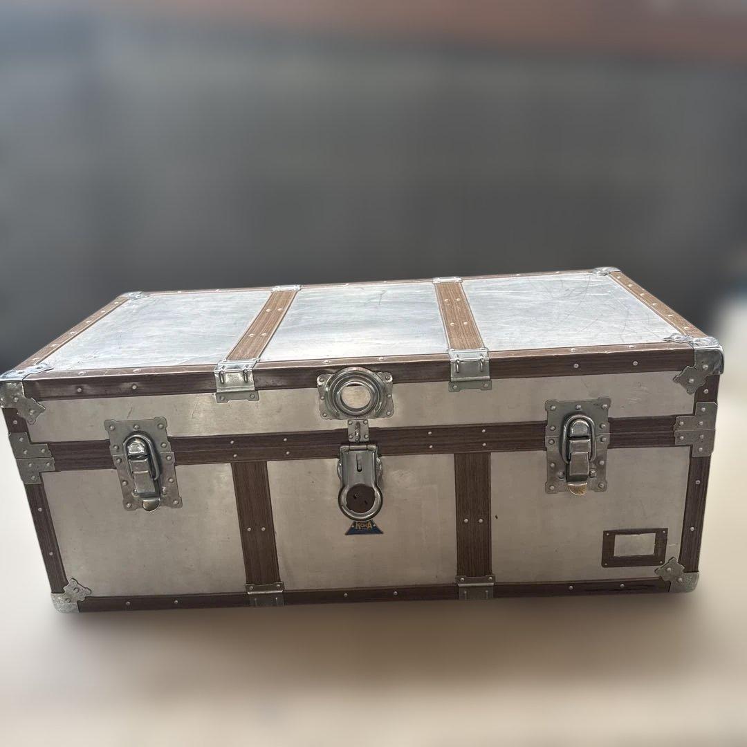 KOWA ビンテージ トランク アルミ 船舶 ケース ボックス アンティーク