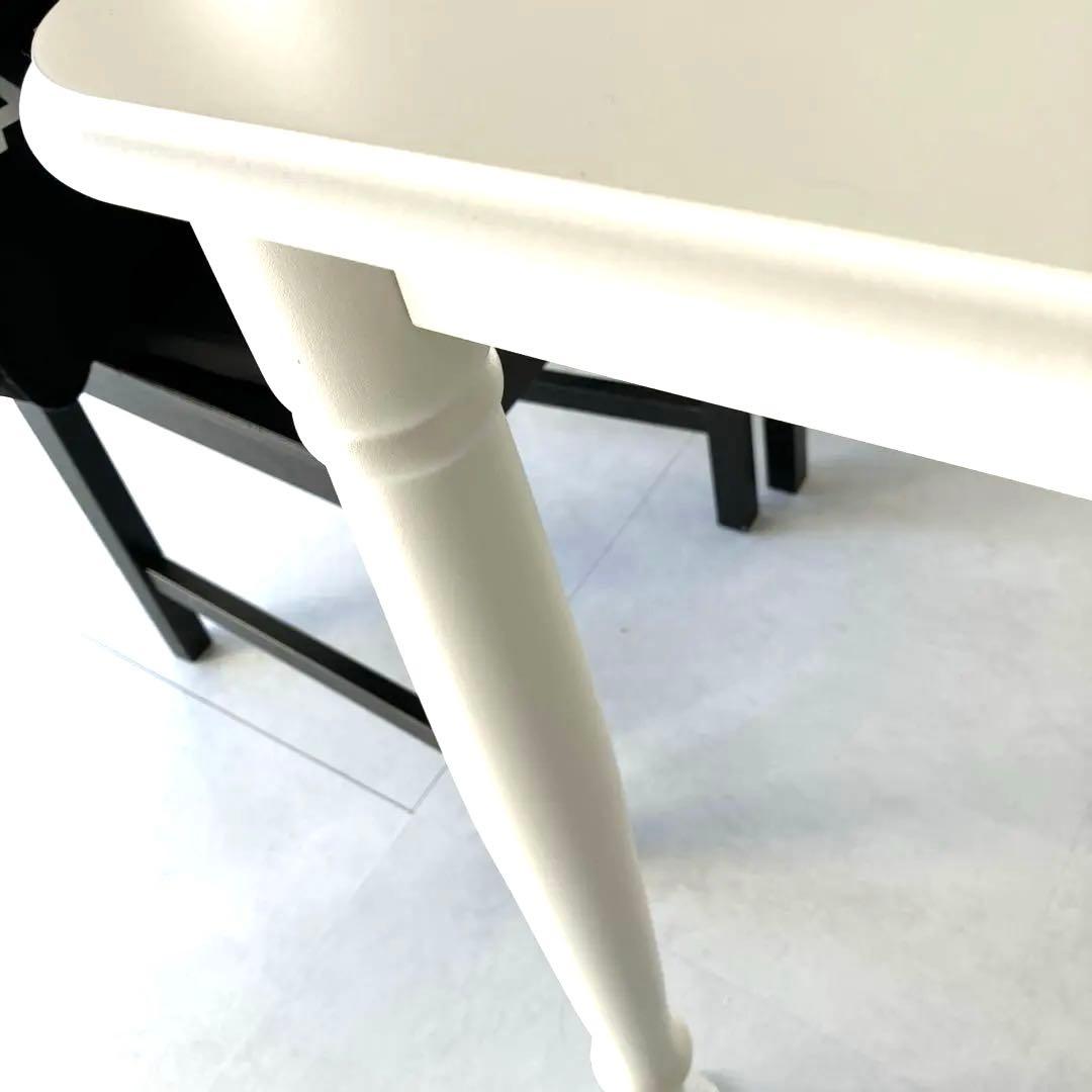 美品　IKEAダンデリード　ホワイトダイニングテーブル