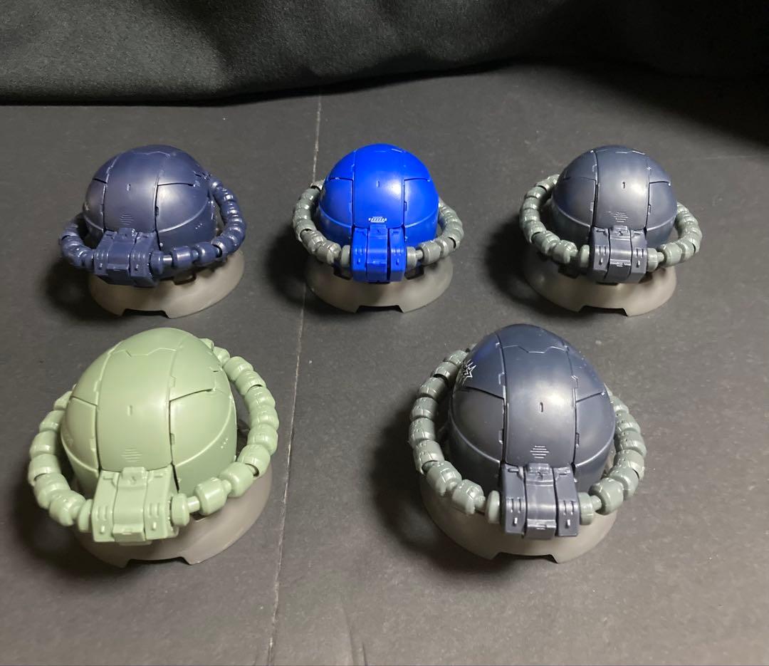 ガンダムヘッド　1点　　ザクヘッド　11点　　のセット