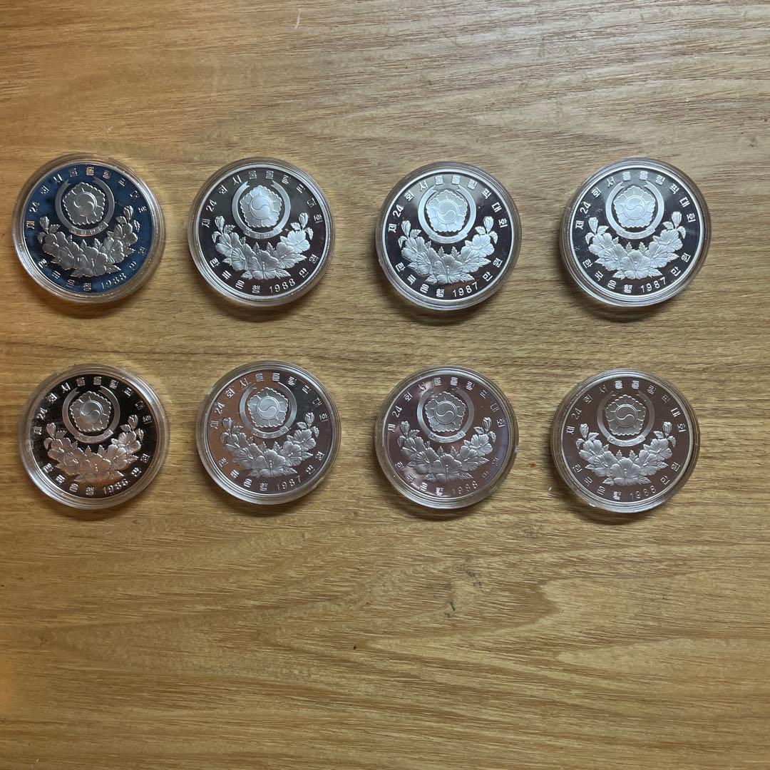 コ*ニ様 1988年ソウルオリンピック 記念硬貨セット