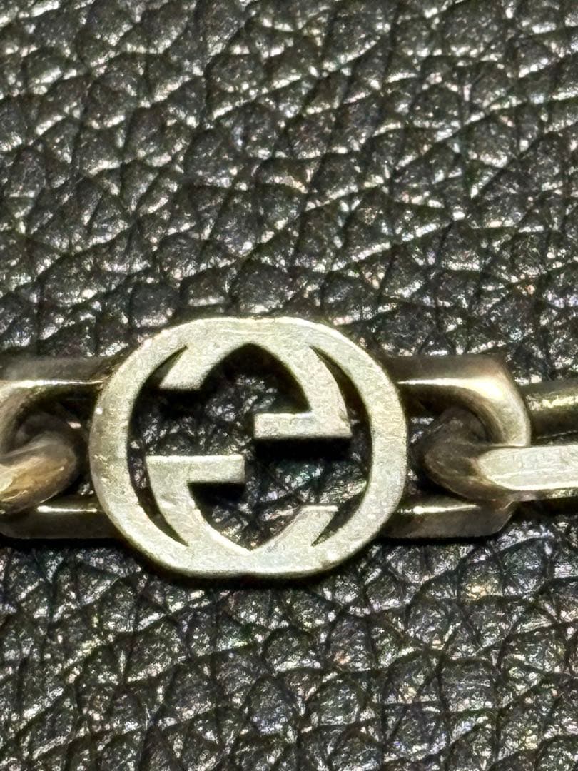 グッチ インターロッキング　チェーン ブレスレット　18号　約20cm