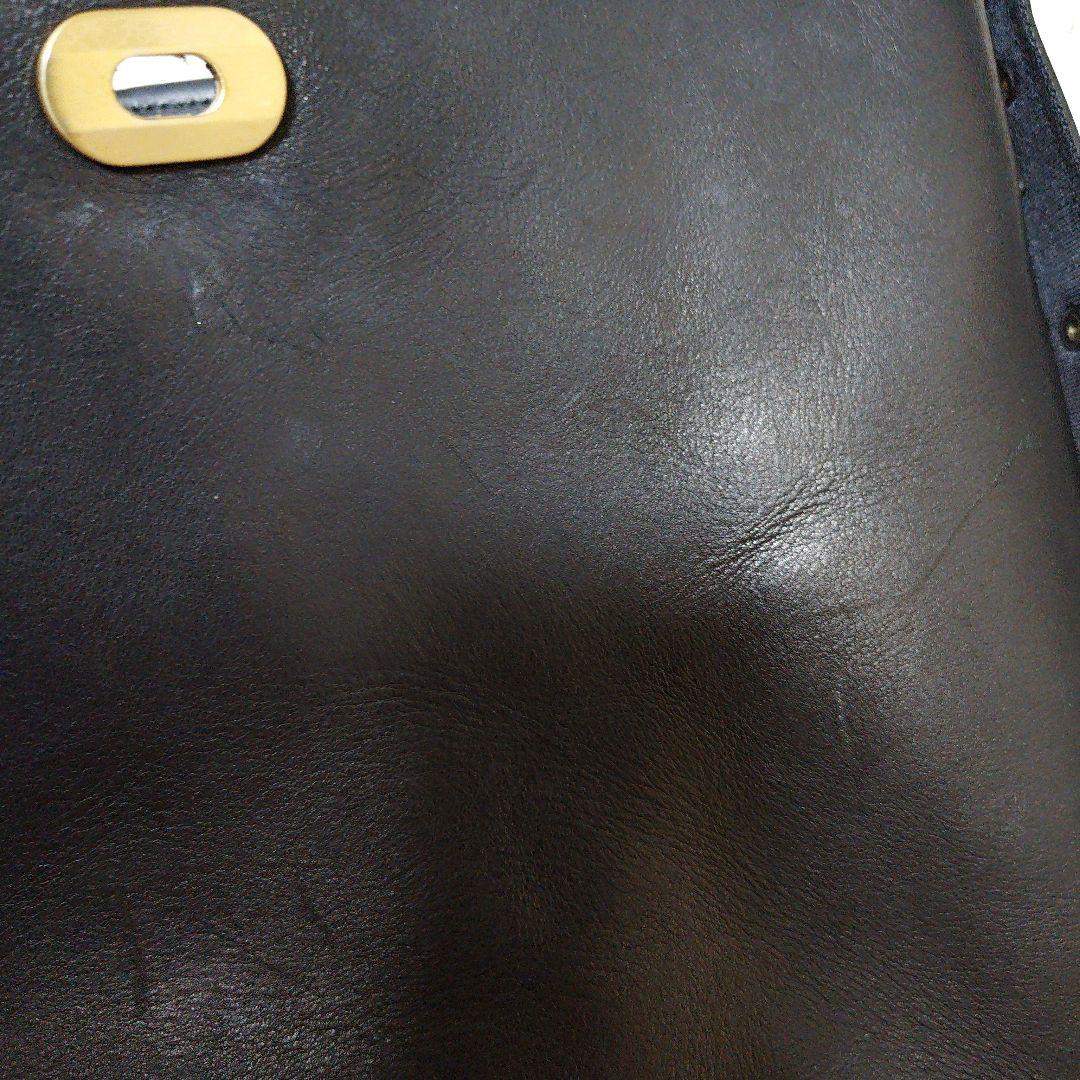 エンダースキーマ　バック　黒　牛革　男女兼用