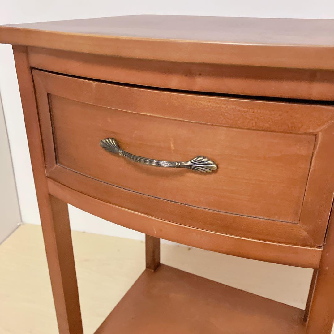 アンティーク調　サイドチェスト　キャビネット　 電話台 飾り棚　コンソール