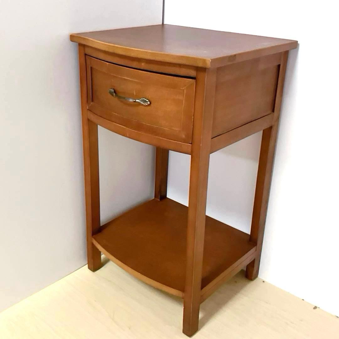 アンティーク調　サイドチェスト　キャビネット　 電話台 飾り棚　コンソール