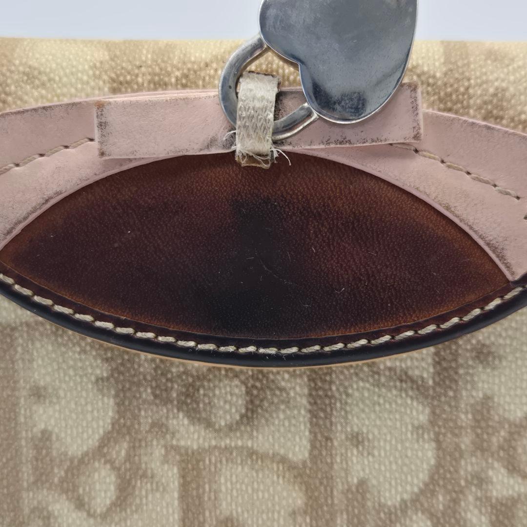 【美品】Dior 折り財布　トロッター　ハート　ロゴ金具　入手困難　レア　希少
