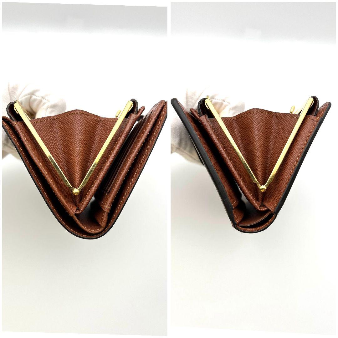 新型✨ルイヴィトン ポルトフォイユ ヴィエノワ モノグラム がま口 二つ折り財布