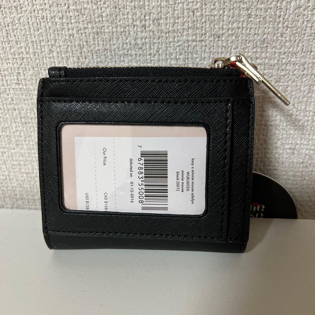 【新品】Kate Spade ミニーマウス 二つ折り財布 【未使用】