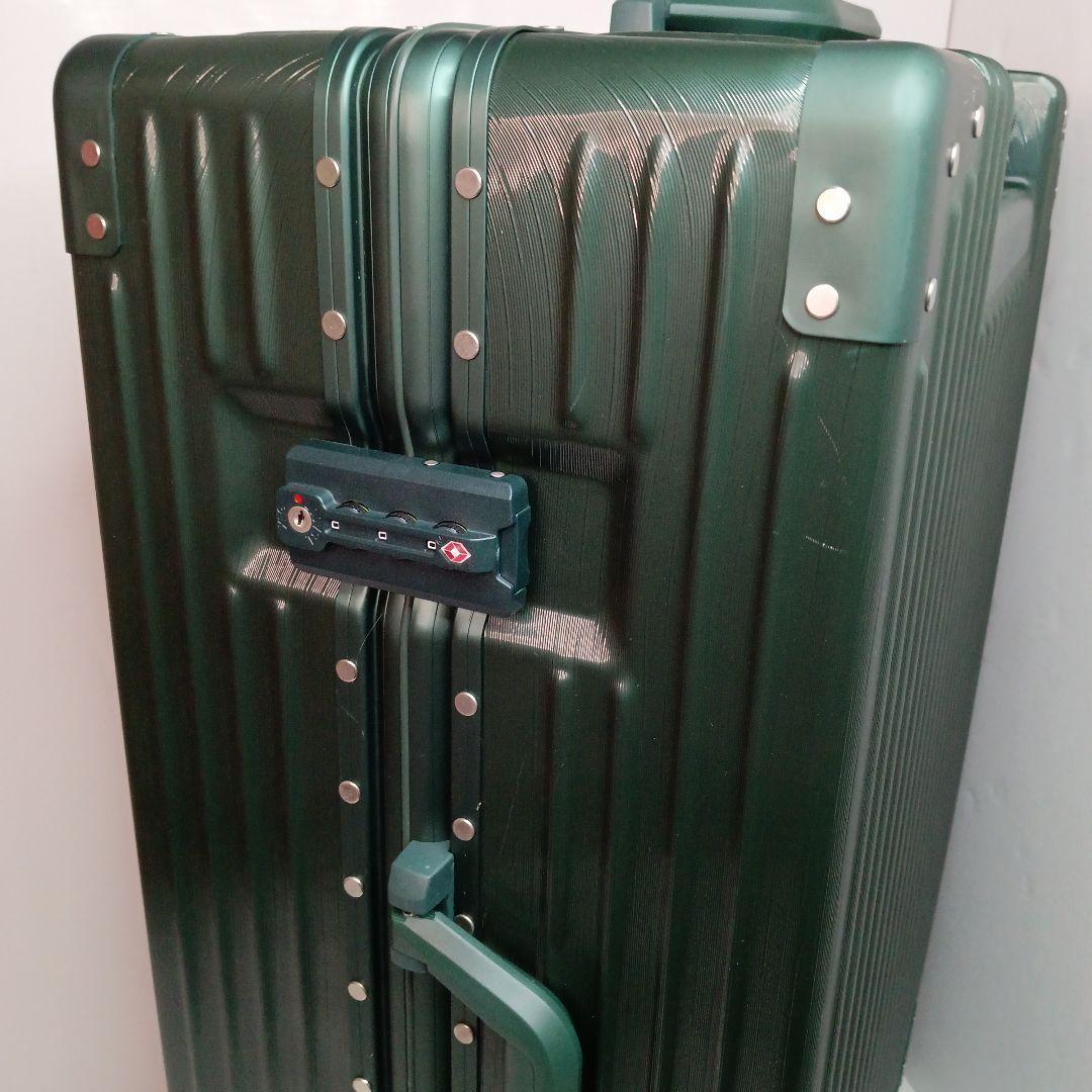 ダークグリーン ダイヤル式TSA キャリーケース スーツケース トラベル