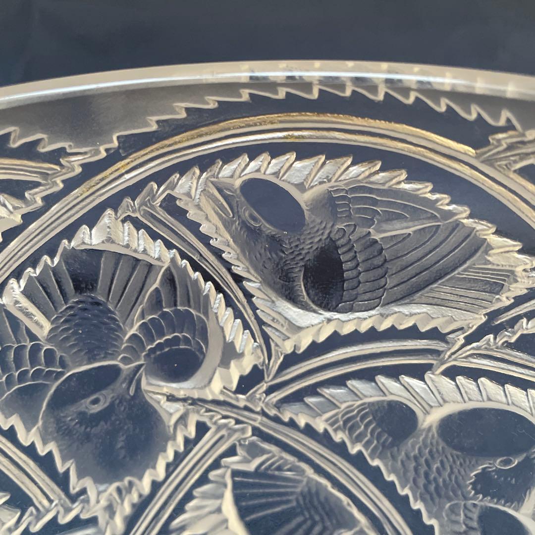 ルネ・ラリック　R.LALIQUE　PINSONS ボウル雀文鉢直径23.5cm