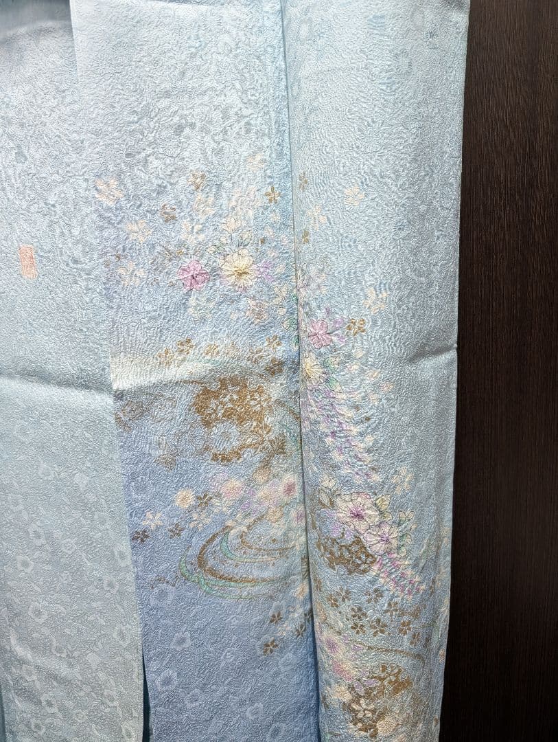 （新品未着用）辻が花付下げ訪問着＆辻が花柄長襦袢セット　翠山工房　やまと