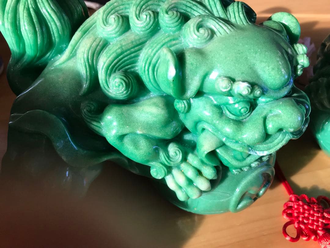 大サイズ　運気上昇！縁起物！沖縄夫婦獅子