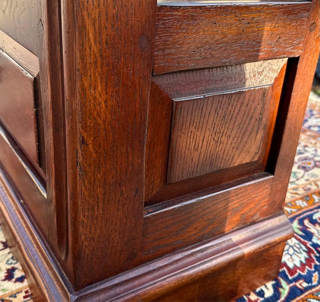 フランダースの家具屋さん オーク無垢 スリムキャビネット 飾り棚 幅73cm