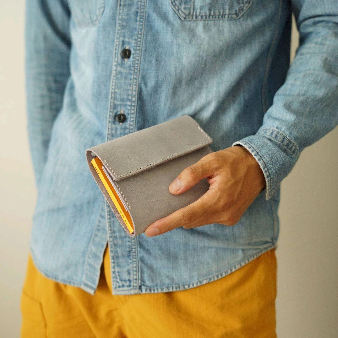 本革レザー RHODIA メモ帳ケース イタリアンレザー