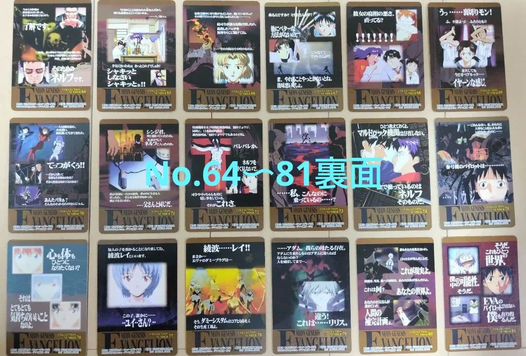 エヴァンゲリオン カードコレクション　エヴァカード 49枚　アマダPPカード