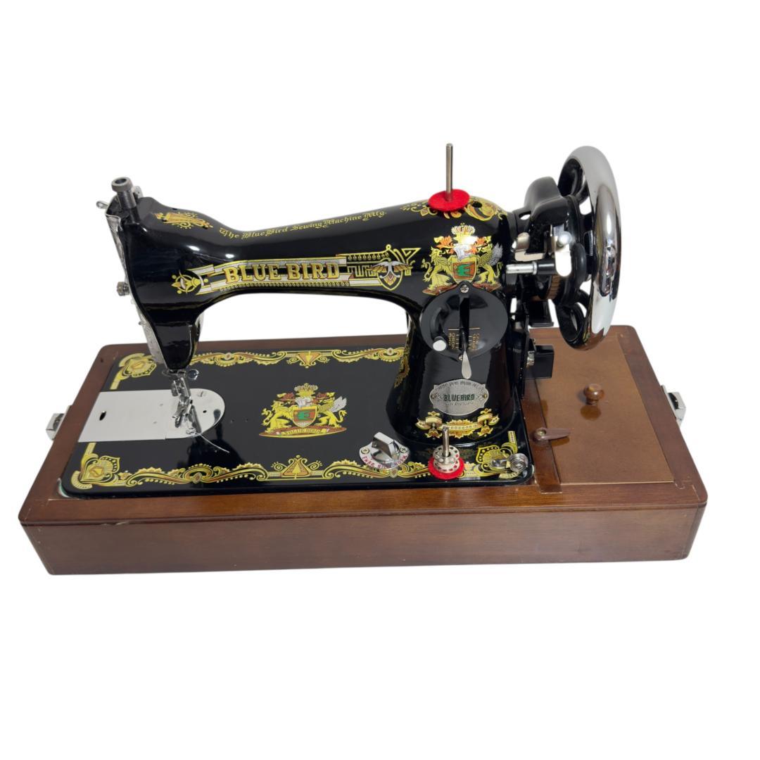 アックスヤマザキ　BLUE BIRD　アンティークミシン　3M-903E