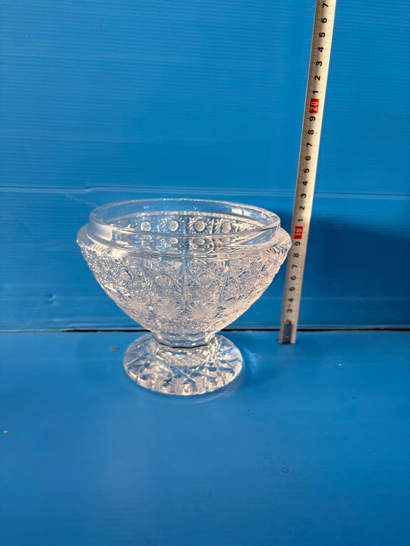 ボヘミアングラス　キャンディポット