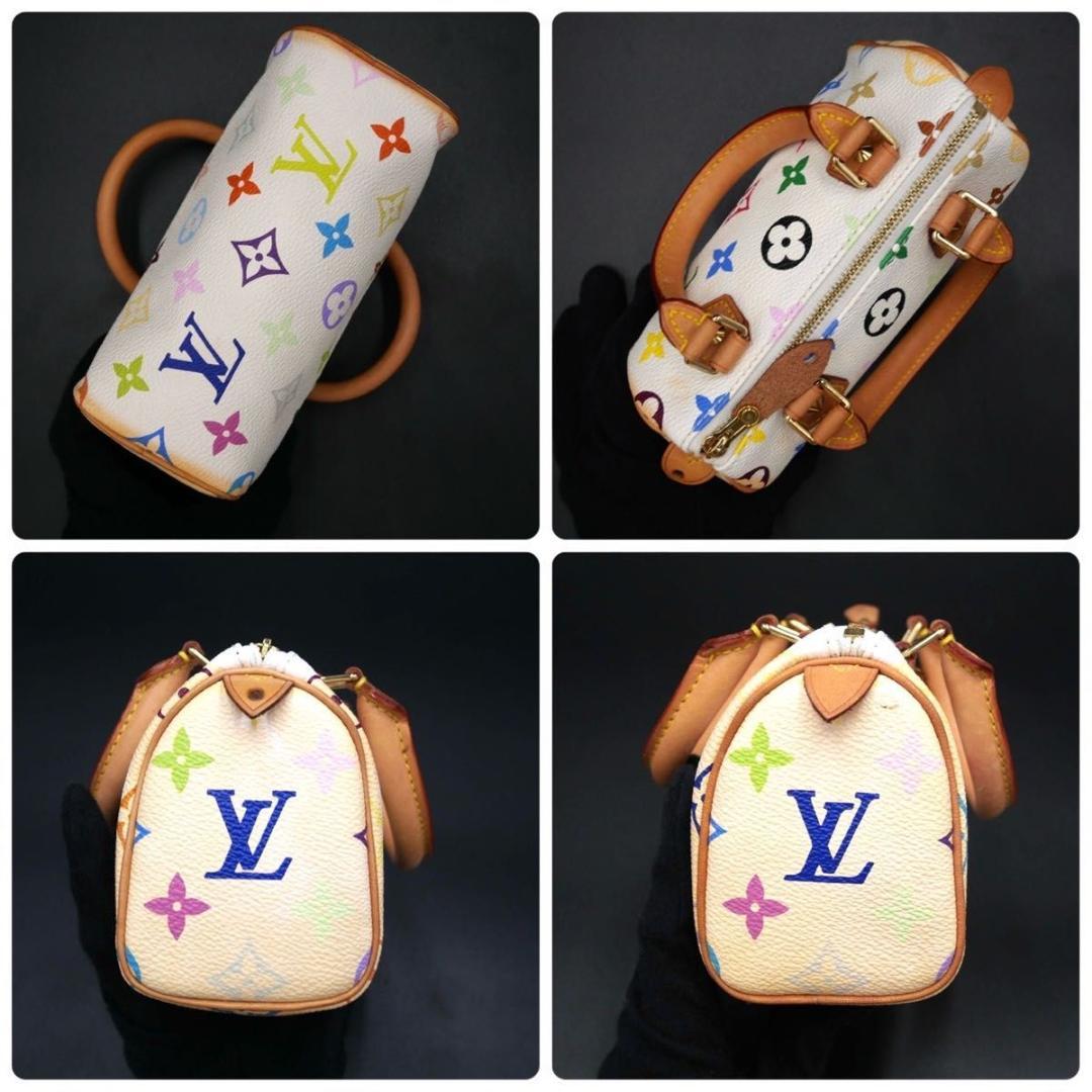 ルイヴィトン マルチカラー ミニスピーディ ハンドバッグ ショルダーバッグ