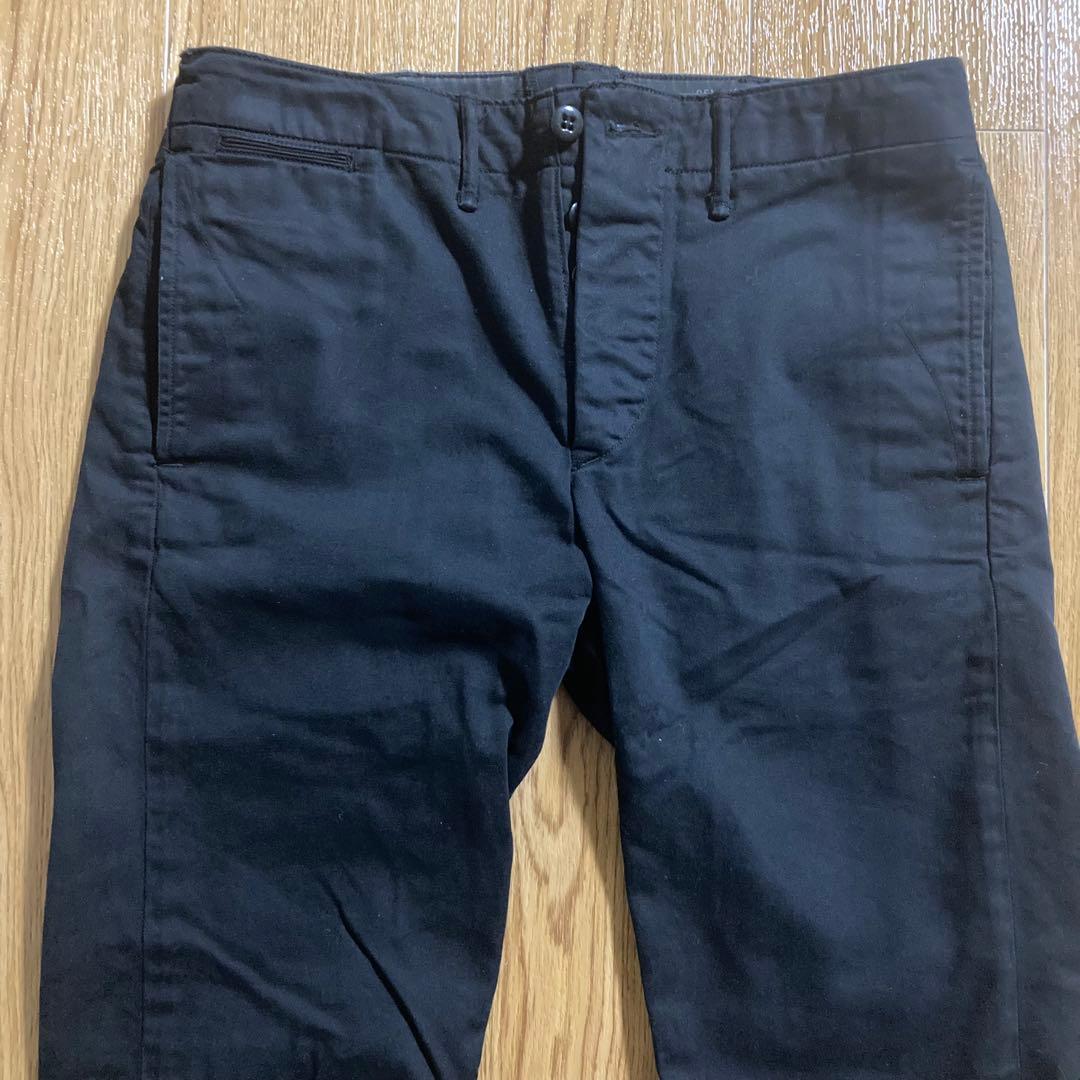 ラルフローレン RRL オフィサーズチノ ブラック チノパン