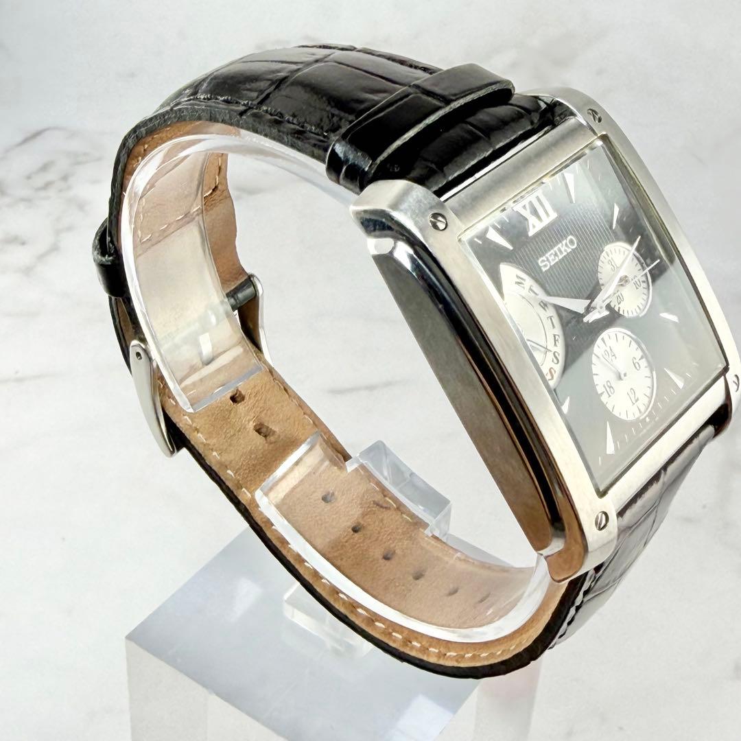 【新品電池】 セイコー レトログラード クロノ タンク 5Y66-0AC0