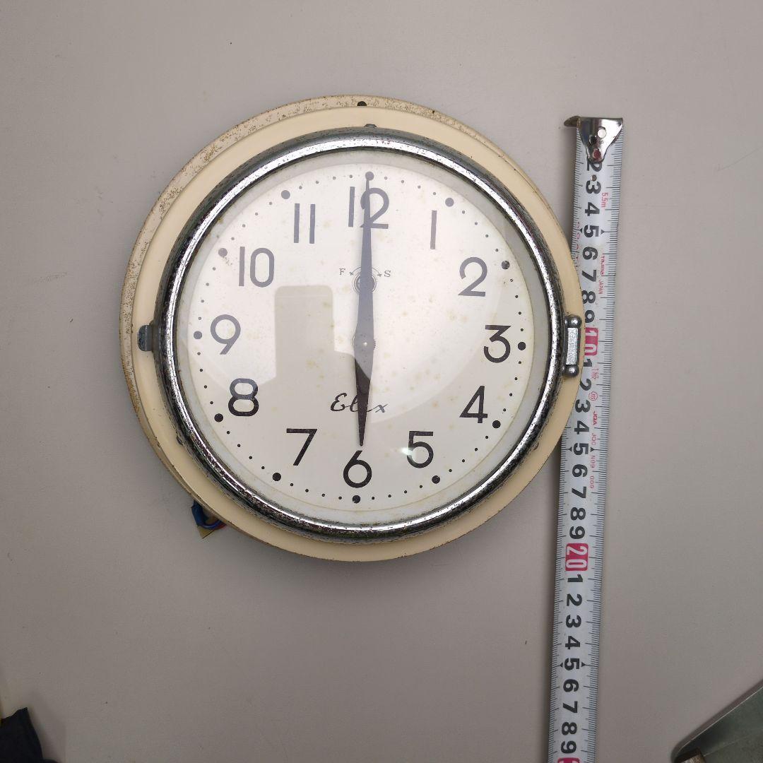 掛け時計 バス・船舶時計 昭和レトロ Japan Electric Auto