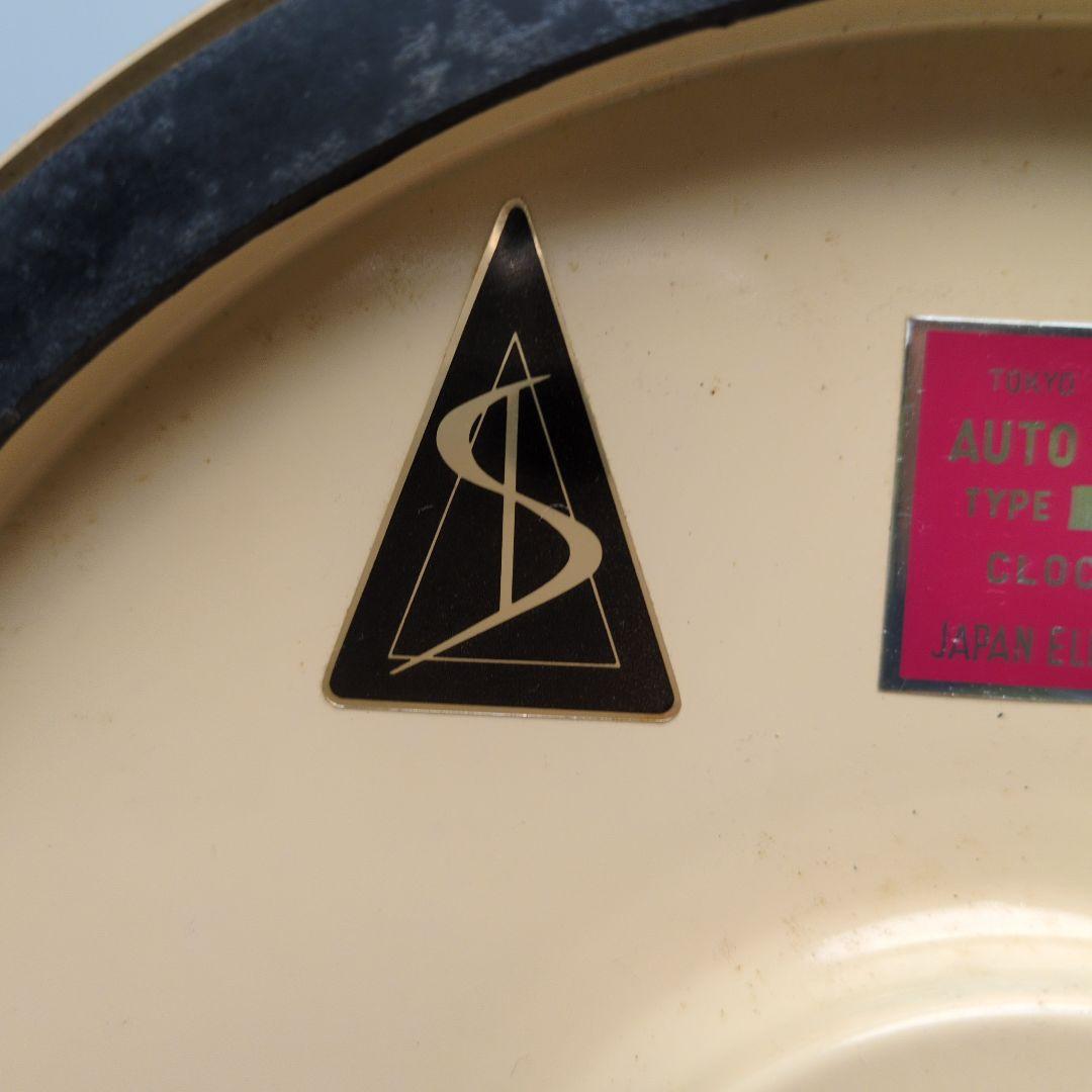 掛け時計 バス・船舶時計 昭和レトロ Japan Electric Auto