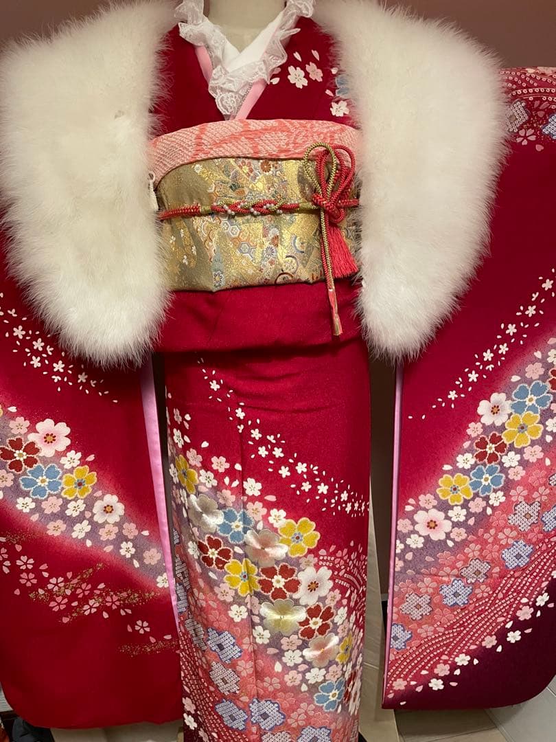 ③成人式　振袖　ふりそで　着物　振り袖フルセット可能　22点フルセット