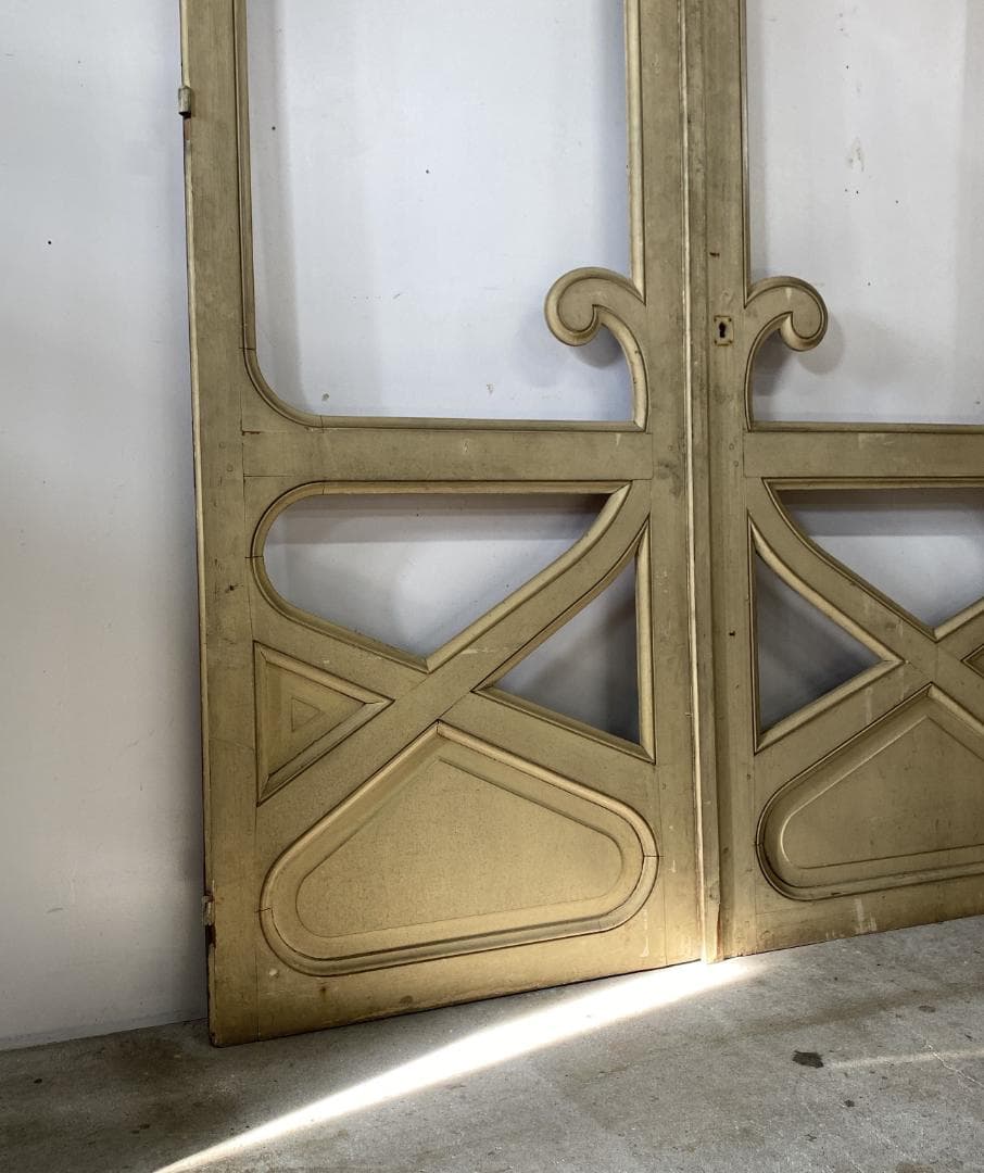 フランス アンティーク Double Door ドア テーブル チェア