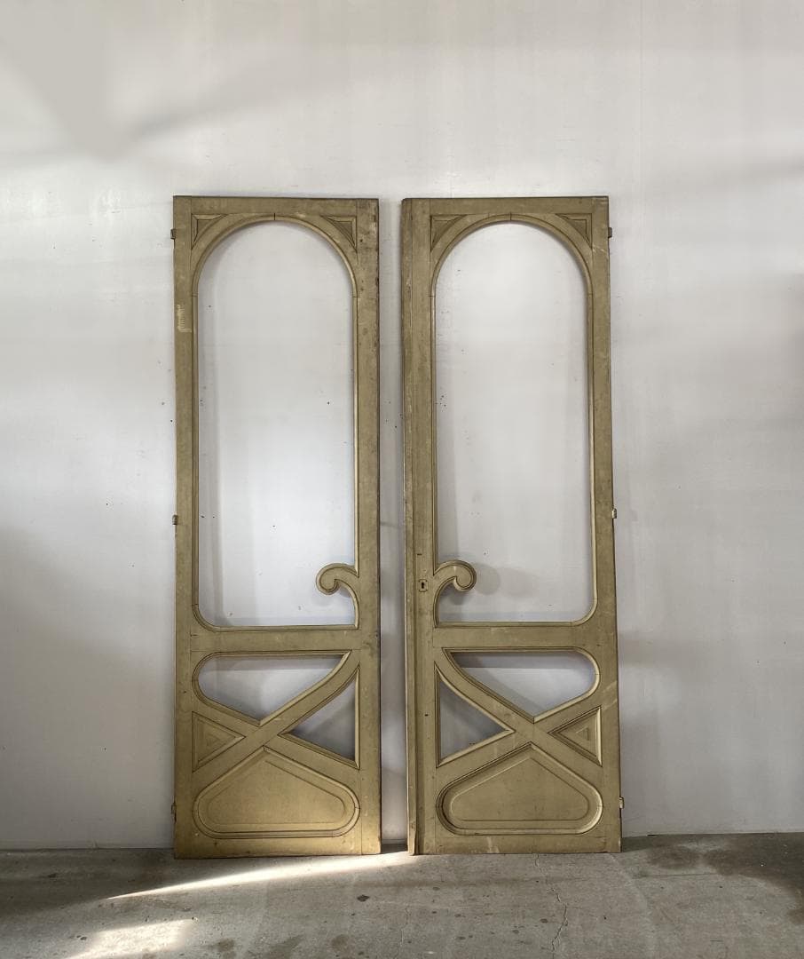 フランス アンティーク Double Door ドア テーブル チェア