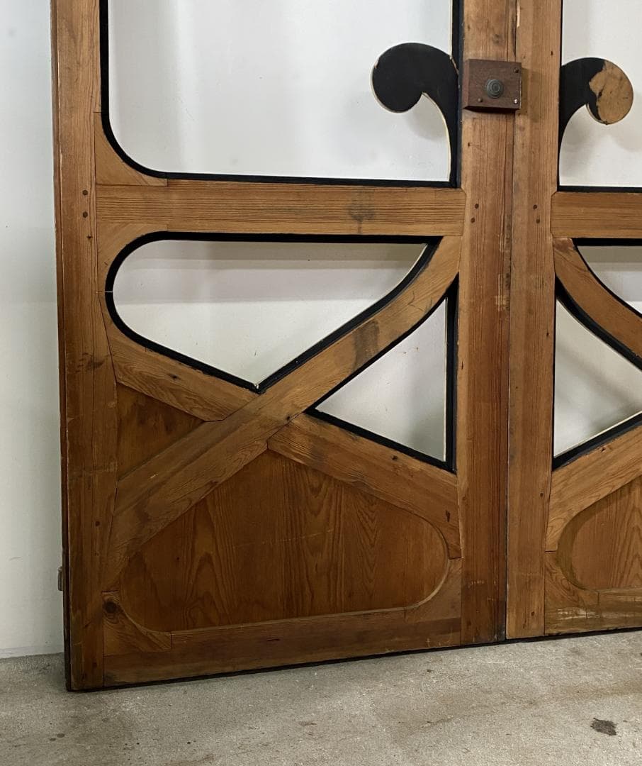 フランス アンティーク Double Door ドア テーブル チェア