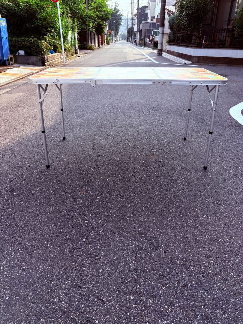 ®️ikiさん専用　Coleman ナチュラルモザイクリビングテーブル 140cm