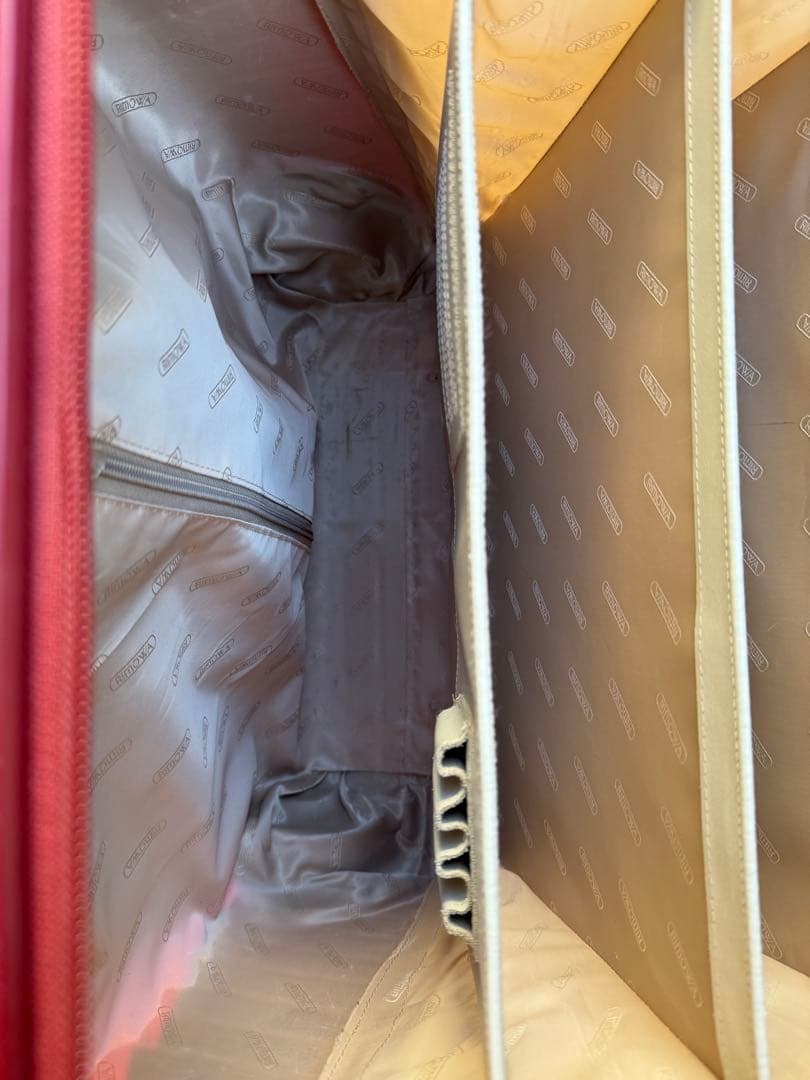 廃盤 リモワ レッド アタッシュ ビジネス キャリーケース ビジネストローリー