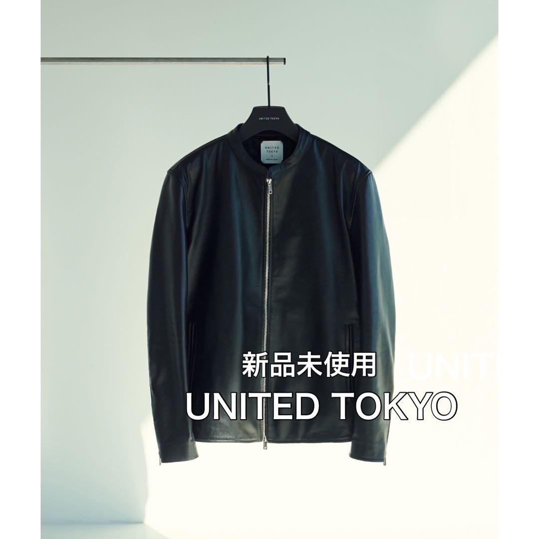 【新品未使用】UNITED TOKYO シングルライダース　ラムレザー　サイズ2
