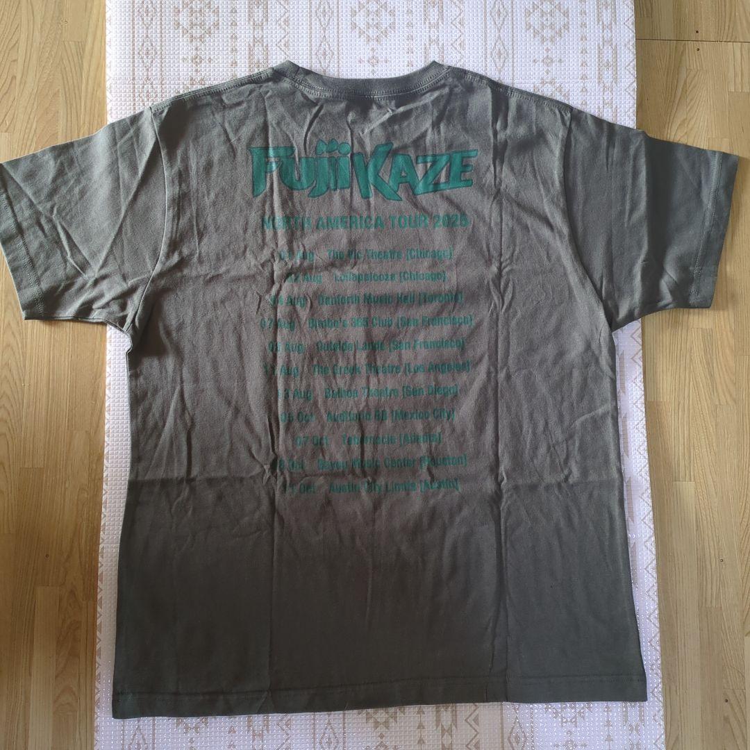 週末値下げ❣️Fujii Kaze2025NATour グリーンポテチT、MかL