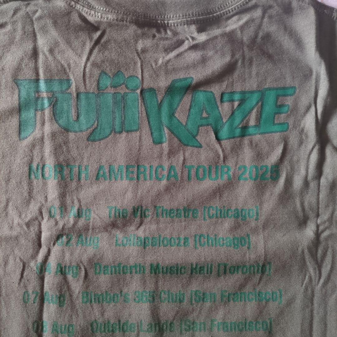 週末値下げ❣️Fujii Kaze2025NATour グリーンポテチT、MかL