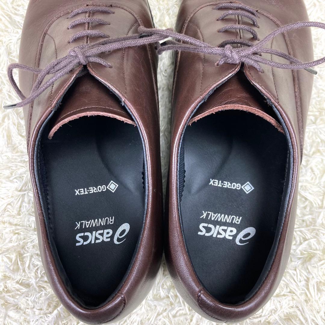 『美品』GORE-TEX アシックス ランウォーク ストレートチップ ブラウン